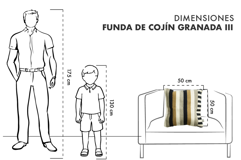 Funda de Cojín Granada III - Ornametría