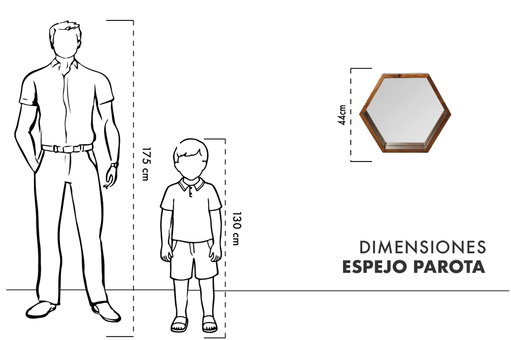 Espejo Parota - Ornametría