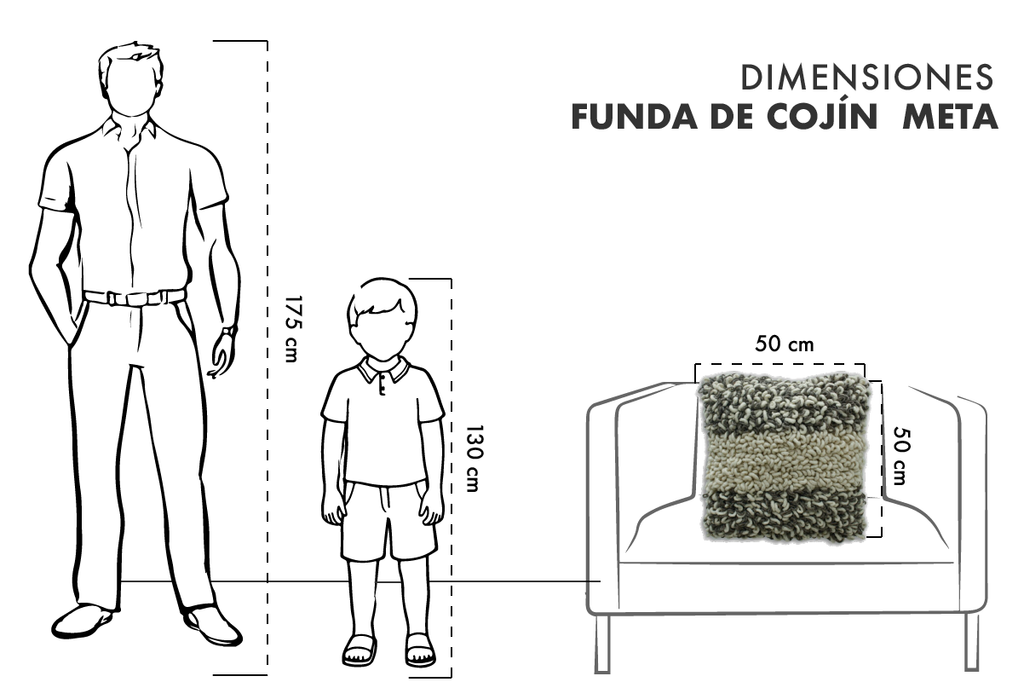 Funda de Cojín Meta I - Ornametría