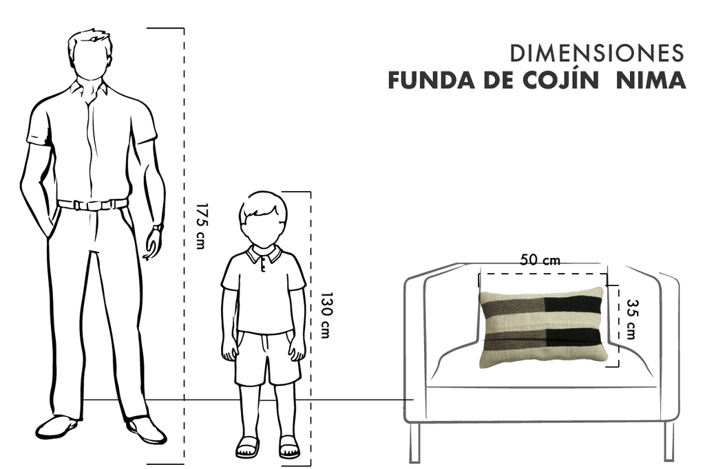 Funda de Cojín Nima - Ornametría