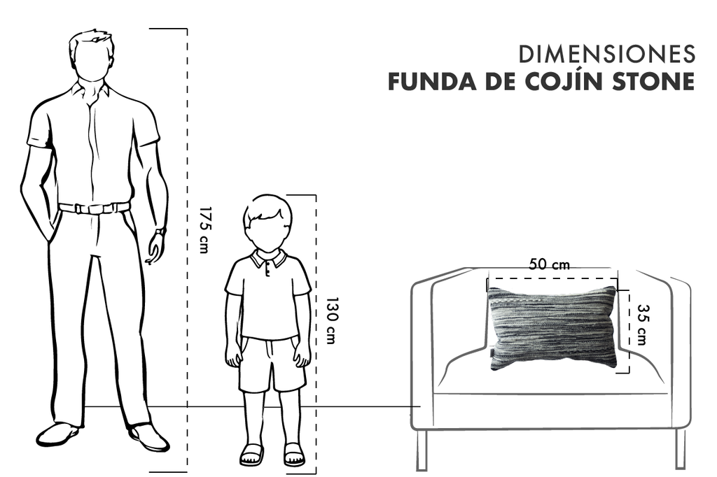 Funda de Cojín Stone - Ornametría