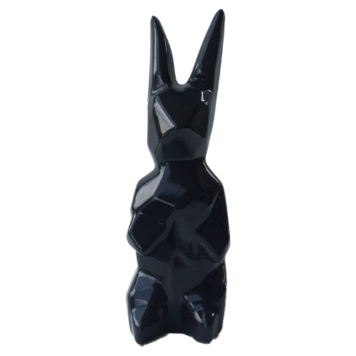 Escultura Conejo Negro - Ornametría