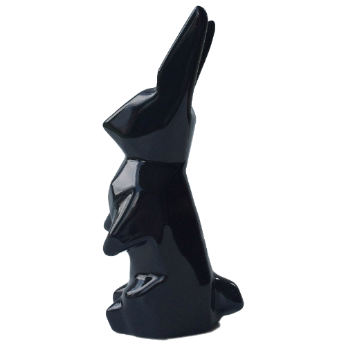 Escultura Conejo Negro - Ornametría
