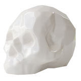 Escultura Cráneo Blanco - Ornametría