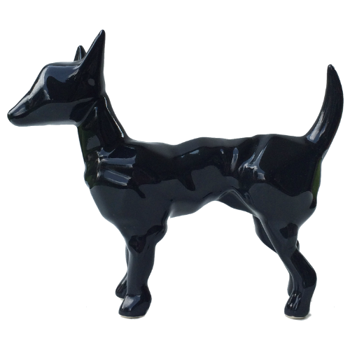 Escultura Perro Negro - Ornametría