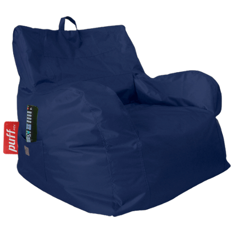 Puff sillón Kids nylon azul rey