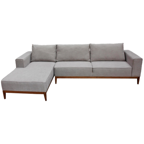 Sillón Lobby Vintage tapizado con patas de madera de Haya