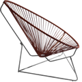 Silla Clásica cromo plata con piel SA CLC001