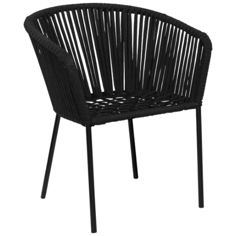 Silla Folix Negro Antique